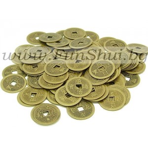 Стоте Китайски Фън Шуй Монети на Щастието