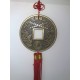 Brass Feng Shui Coin Phoenix and Dragon