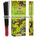 Hem Kiwi-Grapes Incense Sticks