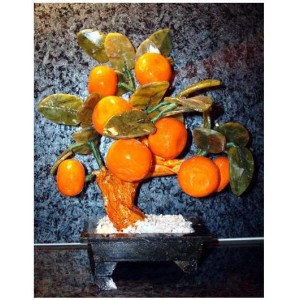 Feng Shui Crystal Orange Tree