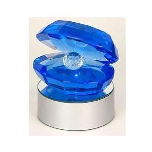 Feng Shui Crystal Calm with Pearl - Blue
