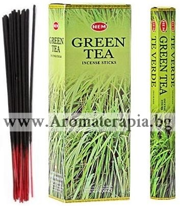 Фън Шуй Ароматни Пръчици - Зелен Чай (Green Tea) HEM Corporation